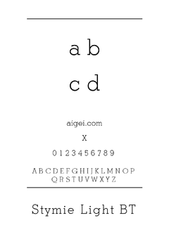 STYMIEL 字体下载｜经典罗马体设计资源