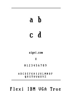 vga861 字体下载｜复古像素风格设计应用