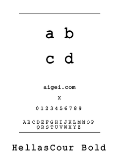 Coure 字体下载｜经典英文字体设计资源