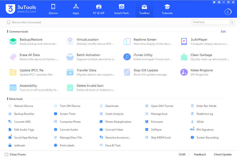 《3uTools最新版》软件免费下载|系统工具·3.25.005  第3张