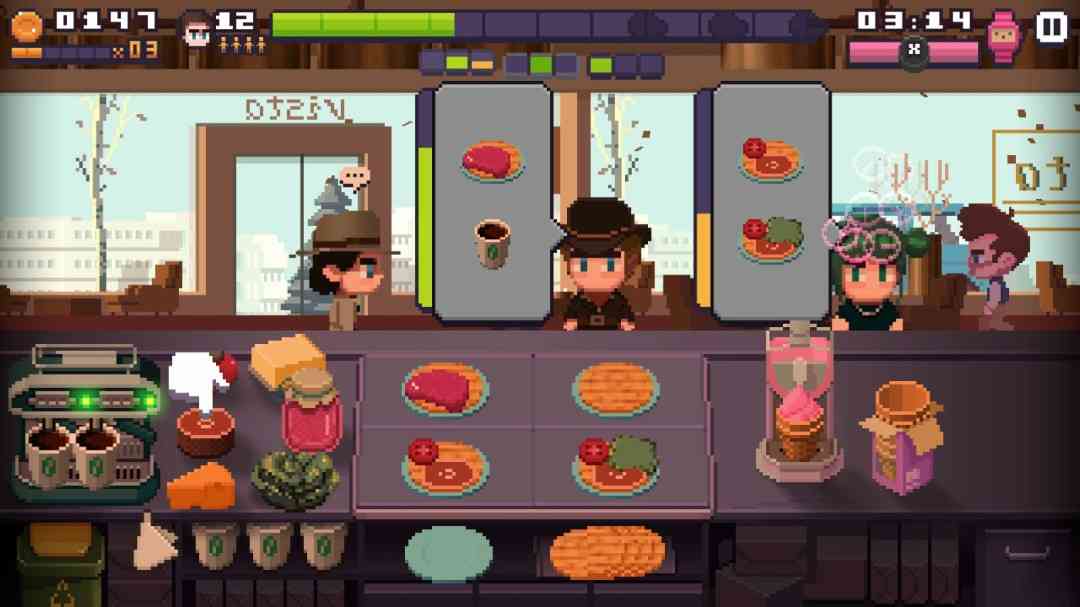 《Pixel Cafe》官方版》游戏免费下载|模拟经营·像素图形·时间管理·街机·线性  第2张